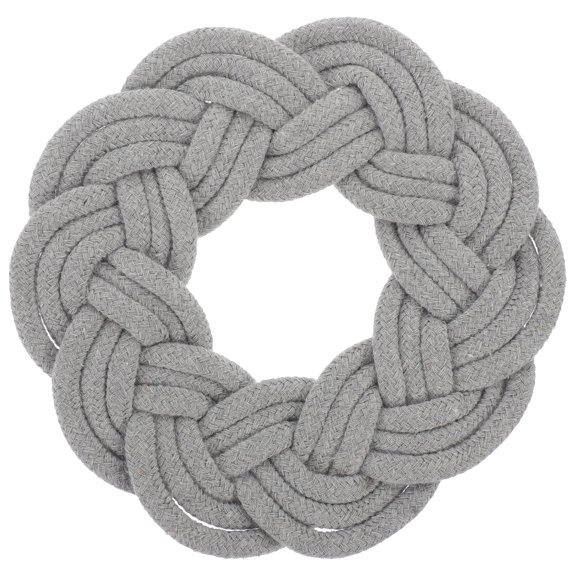 Woven Placemat Coaster Wear-resistant Woven Placemat Home Cutlery Mat Dining Table Decor