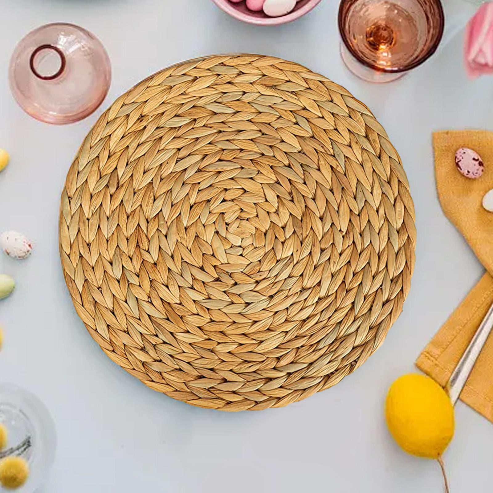 Woven Placemats Heat Resistant Pads Countertop Durable Non Slip Place