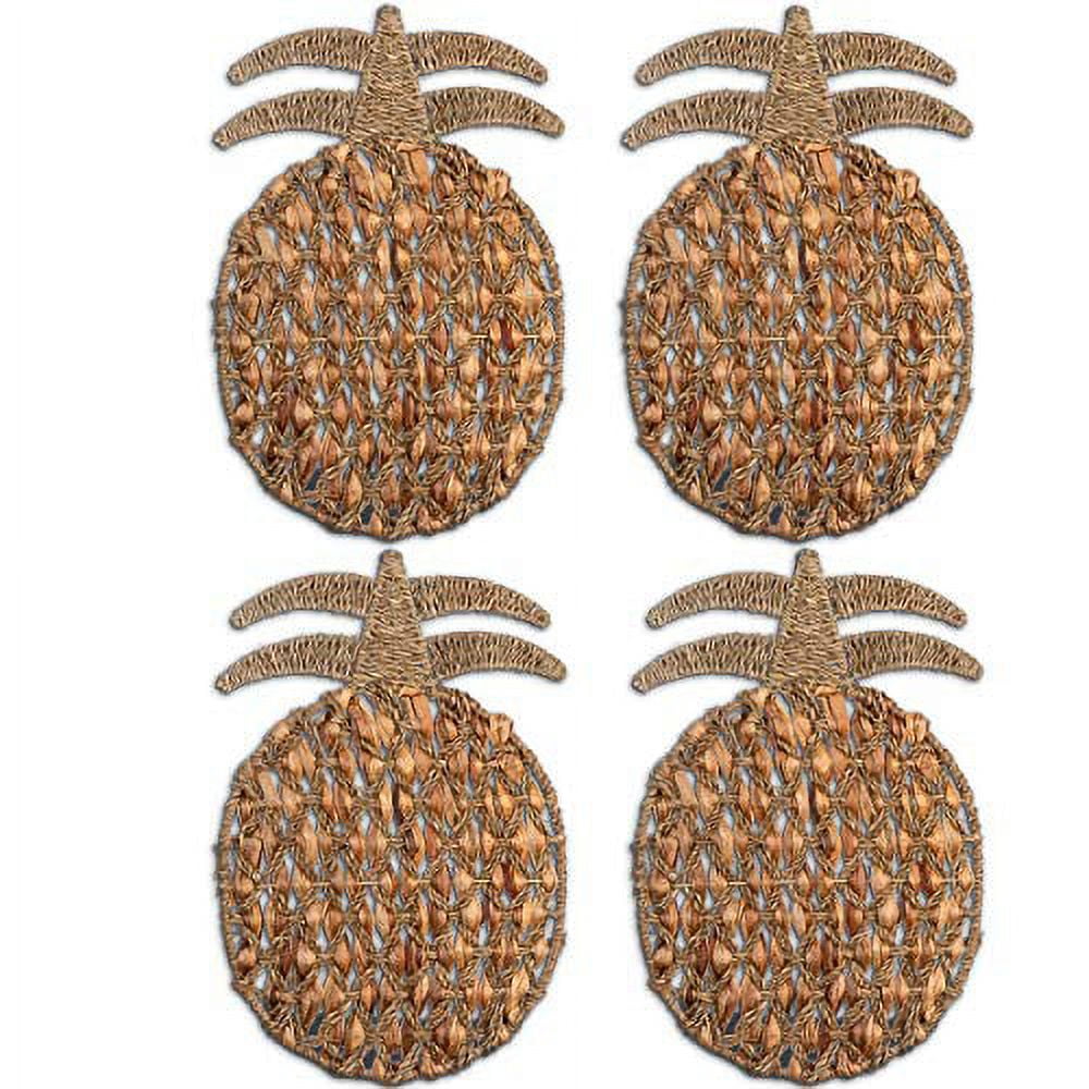 Woven Placemats Pineapple Placemats for Dining Table 11" x 17