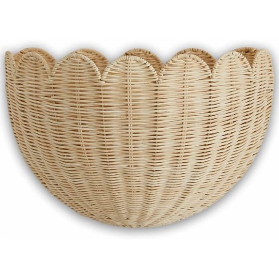 Woven Rattan Basket, Practical Home Organizer, Multi-Purpose Plastic Entryway Key Storage Tray with Sunflower Shape Design for Bathroom and Daily Household Placement