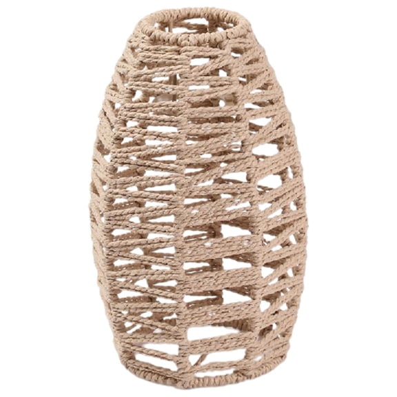 Woven Rattan Pendant Light Shade House Decoration for Home Hallway 22x9x5.5CM