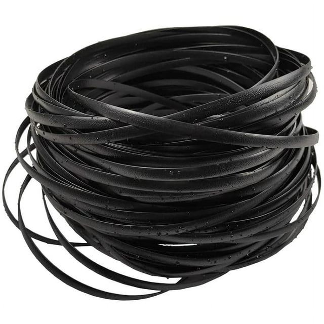 Woven Rattan,Plastic Wicker Repair Material for Garden Chair Black