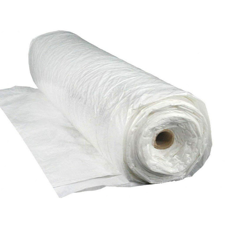 Clear Plastic Poly Sheeting 20' x 100' 6 mil