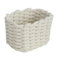 thumbnail image 1 of Woven Rope Storage Basket - Handmade, Rectangular - for Living Room/Bedroom, Towels/Toys, Sturdy/Foldable, Decorative, Space-Saving, 1 of 3