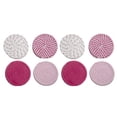 thumbnail image 1 of Woven Round Coasters 4.3 Inch Rose Pink Series 8 Pack For Drinks Tabletop Protection Home Kitchen Decor, 1 of 4