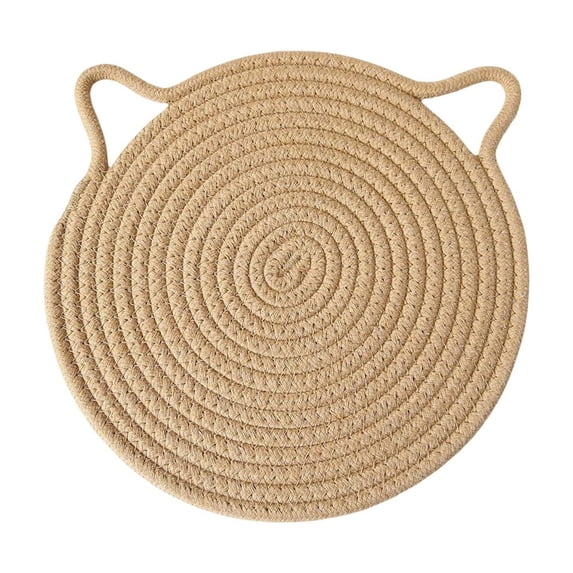 Woven Round Placemats with Thermal Insulation – Durable, Heat-Resistant Table Mats for Kitchen and Dining Room Settings