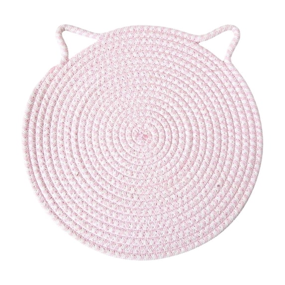 Woven Round Placemats with Thermal Insulation – Durable, Heat-Resistant Table Mats for Kitchen and Dining Room Settings