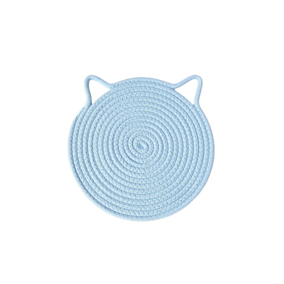 Woven Round Placemats with Thermal Insulation – Durable, Heat-Resistant Table Mats for Kitchen and Dining Room Settings
