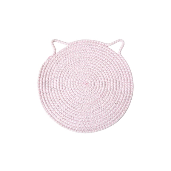 Woven Round Placemats with Thermal Insulation – Durable, Heat-Resistant Table Mats for Kitchen and Dining Room Settings