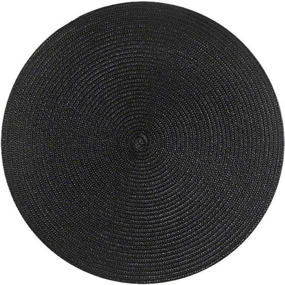 Woven Round Table Mat - Waterproof Oil-Proof Heat Insulation, Perfect for Dining Room Kitchen & Family Gatherings