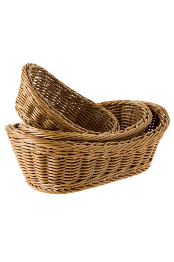 Woven Seagrass Wicker Storage Baskets Fruit Bread Basket