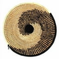thumbnail image 1 of Woven Sisal Fruit Basket, Spiral Pattern in Natural/Black, 1 of 5