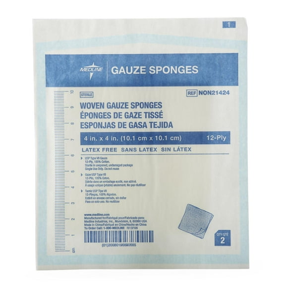 Woven Sterile Gauze Sponges - NON21424