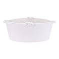 thumbnail image 1 of REGALWOVEN Woven Storage Basket Bin with Handle for Blankets, Clothes, Shoes, Organizer Bin White 16.5*10.5*8in, 1 of 6
