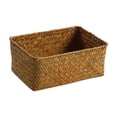 thumbnail image 1 of Woven Storage Basket Desktop Organizer Wicker Bin for Clutter and Home Decor, 1 of 6
