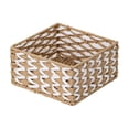 thumbnail image 1 of Woven Storage Basket, Natural Desk Organizer Tray, Small Item Storage Basket for Coffee Table, Shelf and Countertop, Versatile Catch All for Home Decor, 1 of 7