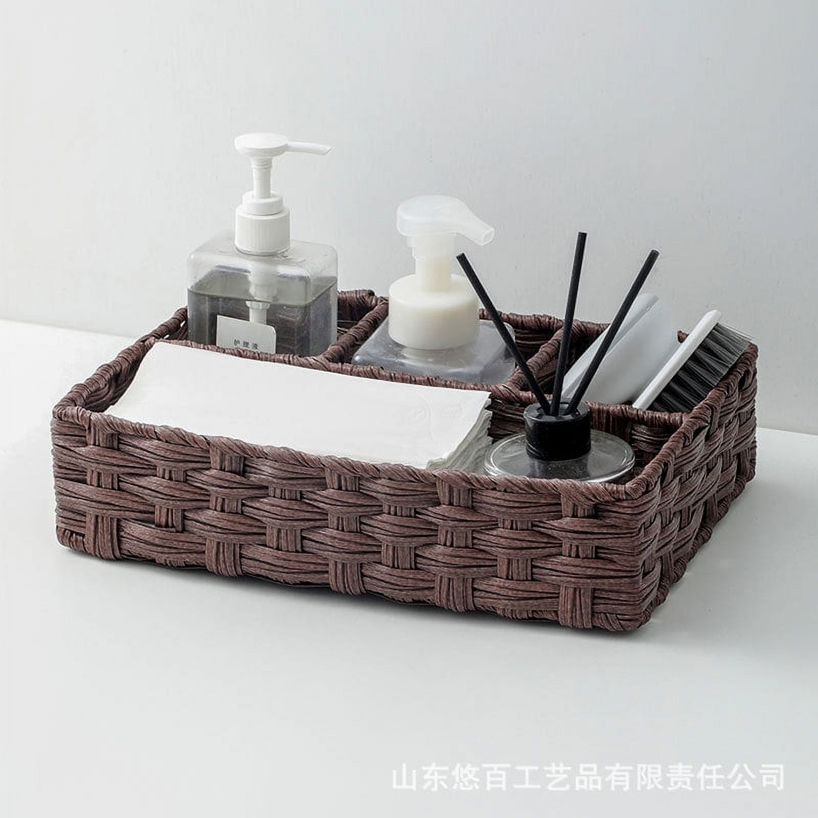 Woven Storage Basket Storage Organizer Basket Desk Storage Basket