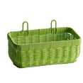 thumbnail image 1 of Woven Storage Basket Wall Hanging Vegetable Organizer, Basiess Storage Baskets for Home Organization, Woven Decorative Bins for Living Room & Pantry, Multipurpose Utility Basket (Farmhouse Style), 1 of 9