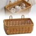 thumbnail image 1 of Woven Storage Basket, Wall Hanging Vegetable Organizer and Garlic Holder, Efficient Home Organization Tool for Kitchen, Pantry, and Countertop Organization, 1 of 8