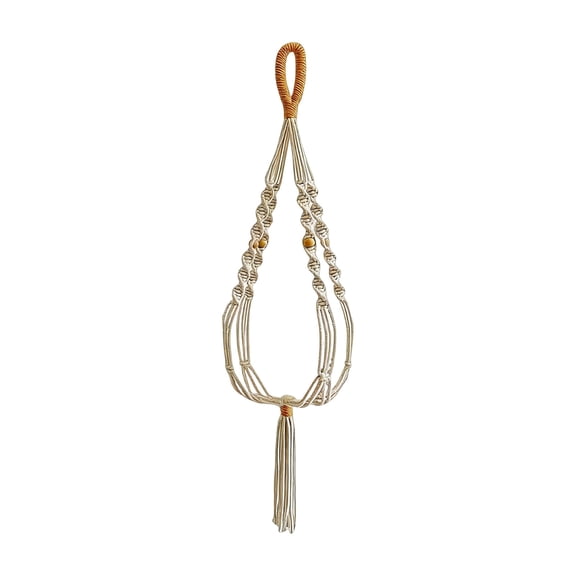 Woven Storage Basket with Tassels 90cm/35.4In Hanging Net Suspended Basket for Storage