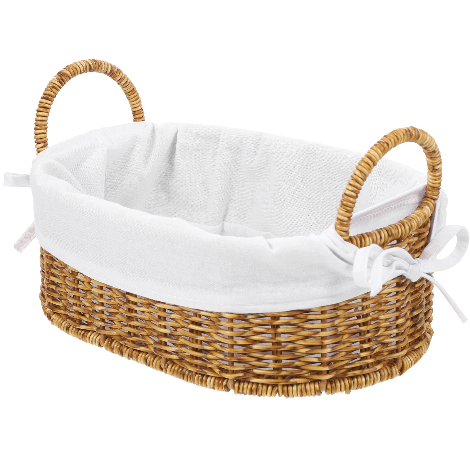 Woven Storage Baskets Tabletop Serving Basket Decorative Imitation