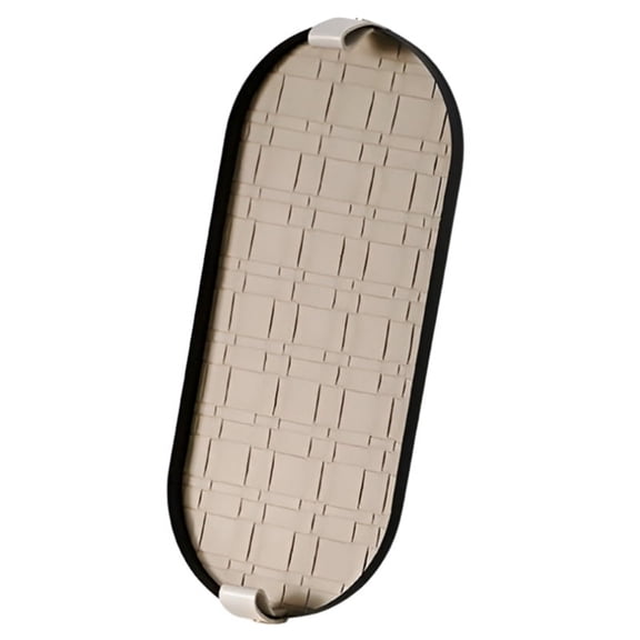 Woven Storage Tray Iron Jewelry Desktop Storage Tray Cosmetic Key Jewelry Tray Metal Decorative Tray Oval