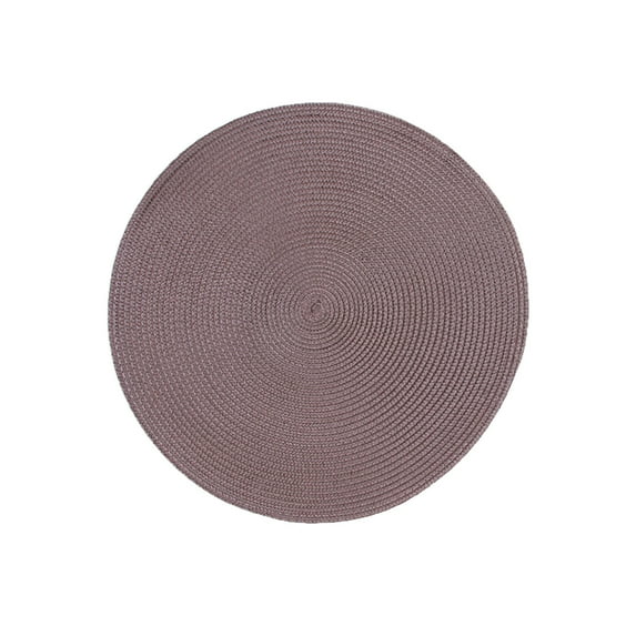 Woven Table Mat | Round Place Mat for Dining Table | Heat Resistant & Oil Proof Pad | 38cm Round Table Protector for Kitchen, Restaurant, or Home Decor