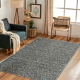 thumbnail image 1 of Woven Textured Washable Area Rug, Non Slip Pet Friendly Rug, Stain Resistant Low Pile Indoor Carpet for Living Room Bedroom Kitchen, Durable Absorbent Non-Shedding Rug for High Traffic Areas, 1 of 5