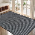 thumbnail image 1 of Woven Textured Washable Area Rug, Non Slip Pet Friendly Rug, Stain Resistant Low Pile Indoor Carpet for Living Room Bedroom Kitchen, Durable Absorbent Non-Shedding Rug for High Traffic Areas, 1 of 5