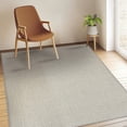thumbnail image 1 of Woven Textured Washable Area Rug, Non Slip Pet Friendly Rug, Stain Resistant Low Pile Indoor Carpet for Living Room Bedroom Kitchen, Durable Absorbent Non-Shedding Rug for High Traffic Areas, 1 of 5