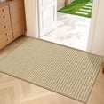 thumbnail image 1 of Woven Textured Washable Area Rug, Non Slip Pet Friendly Rug, Stain Resistant Low Pile Indoor Carpet for Living Room Bedroom Kitchen, Durable Absorbent Non-Shedding Rug for High Traffic Areas, 1 of 5