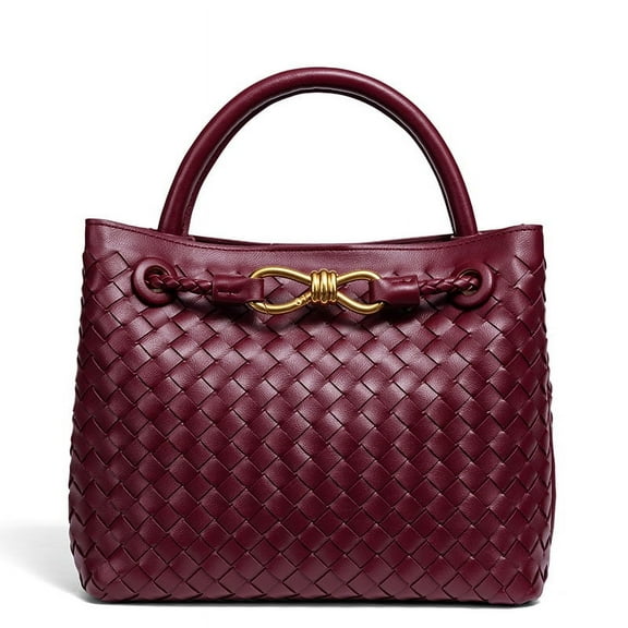 Woven Tote Bag for Women Crossbody Handbag Vegan Leather Top-Handle Handbags Ladies Handbags Shoulder Bag Purse for Women Clutch Bag