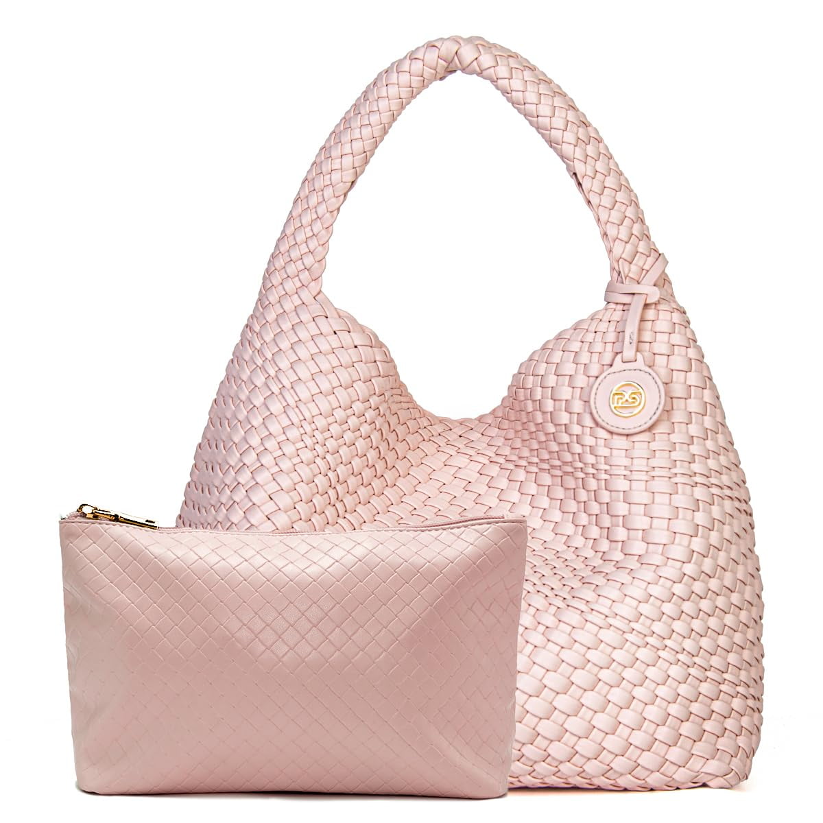 Woven Tote Bag for Women Large Woven Purse Woven Leather Handbags Braided Purse Weave Purse with Top Handle Hazel