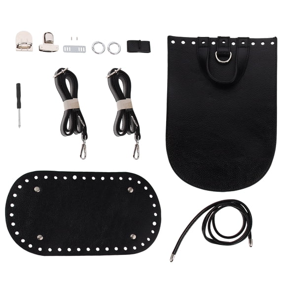 HAKIDZEL tote bag making kit DIY Backpack Making Materials Black Hand Made Backpack Supplies