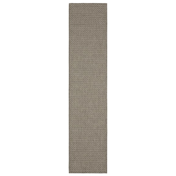 Woven Trends Aico Collection Area Rug CA01N Casual Grey Solid 2' X 8' Rectangle Durable Soft Pile Spot Clean Polypropylene Machine Made Area Rug