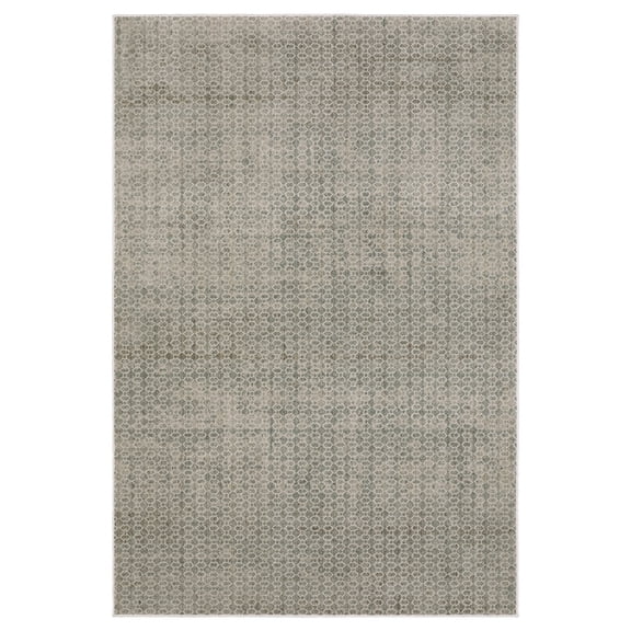 Woven Trends Athens - MAL04 - Contemporary Style, Abstract Pattern, Stain Resistant & Pet Friendly, Living Room, Entryway, Office, High Pile Polyester Runner Rug in Grey - 2' x 8'