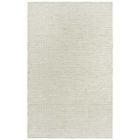 Woven Trends Catherine Area Rug WIN103 Casual Style, Basket Weave Pattern, Pet & Family Friendly, Living Room, Dining Room, Office, Low Pile Polyester Area Rug in Beige - 5' x 7'