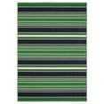 thumbnail image 1 of Woven Trends Compello - HAV05 - Classic Preppy Casual Style, Stripe Pattern, Living Room, Dining Room, Office, Pet Friendly & Fade Resistant, High Pile Polypropylene Area Rug in Green - 10' x 13', 1 of 2