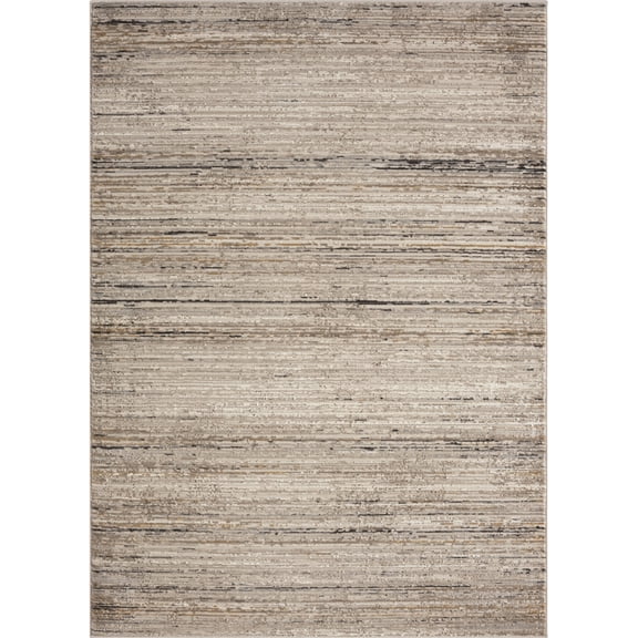 Woven Trends Ellorianaz Area Rug 4536 70526 Marilyn Beige, 8' x 11' Modern Abstract with Contemporary Polyester Low-Pile Durable Soft for Living Room, Bedroom, Entryway, Floor Carpet