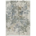 thumbnail image 1 of Woven Trends Eshford Area Rug 8111X Casual Ivory 6' X 9' Modern Abstract Polyester Machine Made Stain Resistant, Family and Pet Friendly, Dining, Living Room, Bedroom, Office Rug, 1 of 3