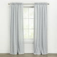 thumbnail image 1 of Woven Trends Farmhouse Curtains, Buffalo Plaid Drapes, Classic Country Plaid Gingham Checkered Design, Farmhouse Decor, Window Curtain Treatments 42" x 95" Single Panel, Gray, 1 of 7