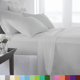 thumbnail image 1 of Woven Trends Hotel Luxury Bed Sheets Set - 1800 Series Supreme Collection, Extra Deep Pockets Full Sheets, Wrinkle Fade Stain Resistant, Softest Sheets (Full, Silver), 1 of 4