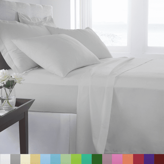 Woven Trends Hotel Luxury Bed Sheets Set - 1800 Series Supreme Collection, Extra Deep Pockets Sheets, Wrinkle Fade Stain Resistant, Softest Sheets