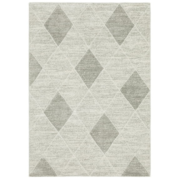 Woven Trends Jasper Area Rug - 10' X 13 - in Grey - Modern Style, Stain Resistant, Medium Pile, Family and Pet Friendly, Dining, Living Room Rug
