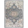 thumbnail image 1 of Woven Trends Martin Area Rug VRA750 Traditional Style, Medallion Pattern, Pet & Family Friendly, Living Room, Dining Room, Office, Medium Pile Power Loomed Wool Area Rug in Blue - 10' x 13', 1 of 4