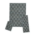 thumbnail image 1 of Woven Trends Modern Contemporary 3-Piece Rug Set, 5x7 Area Rug, 2x5 Runner Rug, 2x3 Accent Mat, Livingroom, Bedroom, Entryway, Durable and Stain Resistant, Blue/Gray, 1 of 7