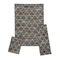thumbnail image 1 of Woven Trends Modern Contemporary 3-Piece Rug Set, 5x7 Area Rug, 2x5 Runner Rug, 2x3 Accent Mat, Livingroom, Bedroom, Entryway, Durable and Stain Resistant, Spice/Gray, 1 of 7