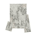 thumbnail image 1 of Woven Trends Modern Contemporary 3-Piece Rug Set, 5x7 Area Rug, 2x5 Runner Rug, 2x3 Accent Mat, Livingroom, Bedroom, Entryway, Durable and Stain Resistant, White/Gray, 1 of 7