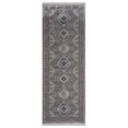 thumbnail image 1 of Woven Trends Niddson Area Rug 680 50172 Magi Grey 2' x 7' Runner Vintage Bordered Distressed Medallion Design Polyester, Cotton Backing Soft for Living Room, Bedroom, Entryway, Floor Carpet, 1 of 4