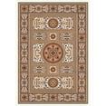 thumbnail image 1 of Woven Trends Regency Area Rug 3'7" x 5'6"  Traditional Medallion Pattern, Woven Classic Carpet with Jute Backing, Stain and Fade-Resistant Rug for Living Room, Bedroom Decor - Ivory, 1 of 1